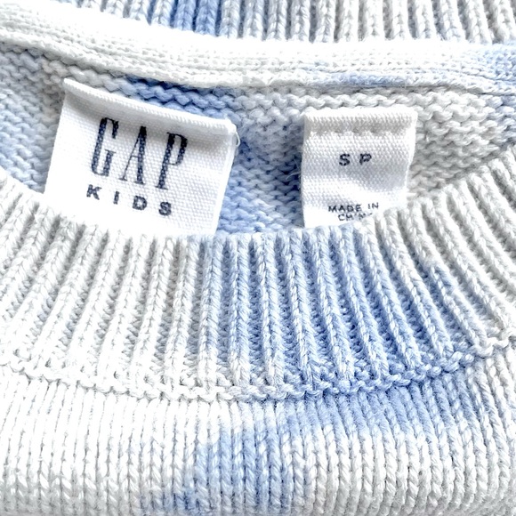 3/$25💥Gap Cotton Knit Tie-Dyed Look Pullover Sweater, Mock Neck, Long Sleeves - Picture 7 of 8